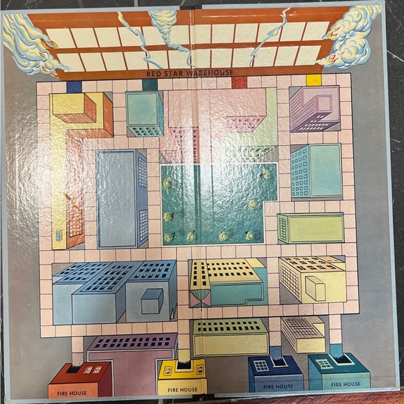 RARE Vintage Fire Chief The Game Of Mixed Up Firemen 1957 Selchow & Righter Co. - Picture 7 of 12